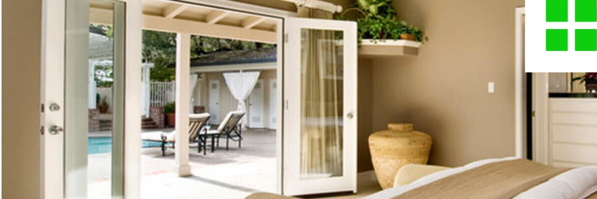 French patio doors improved aesthetic