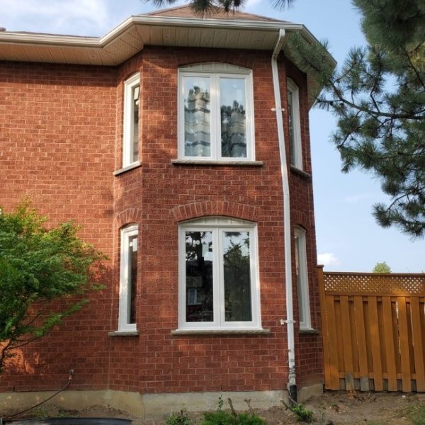 home with new windows as part of a residential vinyl windows replacement project in Brampton