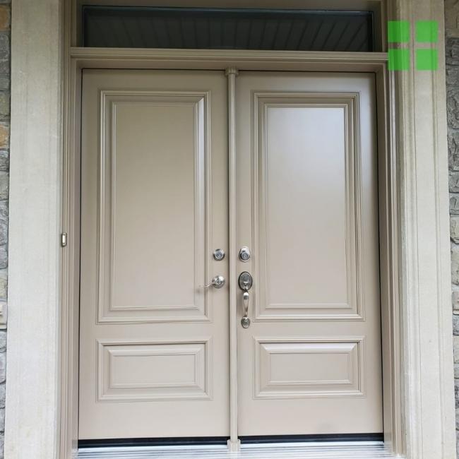 Cream Steel Door